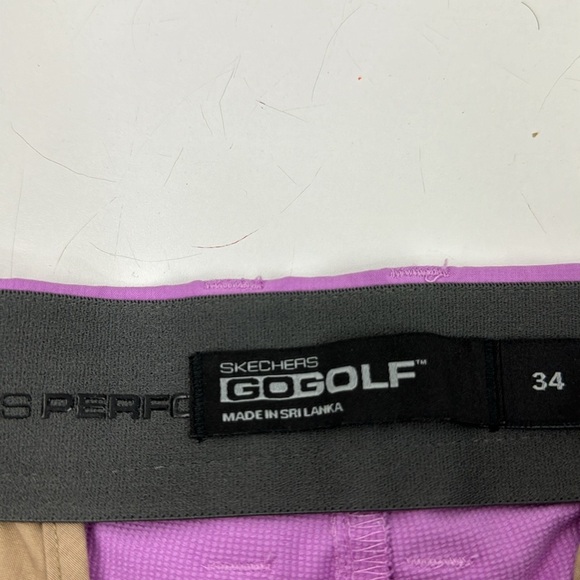 Skechers GO GOLF Men's purple athletic casual shorts size 34 - Picture 5 of 11